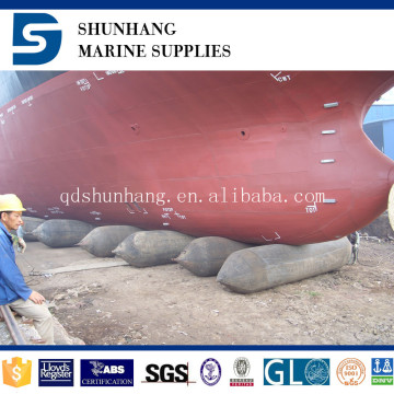 natural rubber high quality material ship launching marine airbag