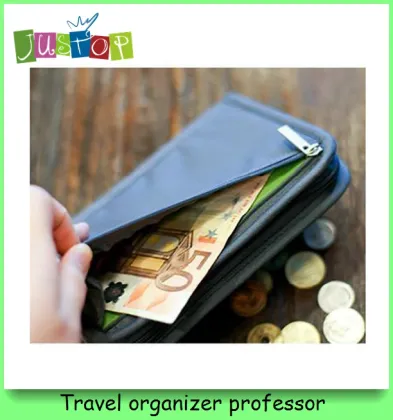 Short short passport wallet for travel
