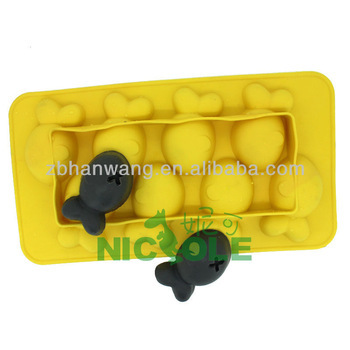 Bc0006 Novelty Silicone Fish Ice Tray Mold Ice Cube Molds