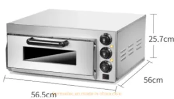 Bakery Pizza Kitchen Equipment Electric Pizza Stove Pizza Furnace 2 Decks 3kw Electric Pizza Oven