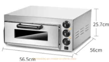 Bakery Pizza Kitchen Equipment Electric Pizza Stove Pizza Furnace 2 Decks 3kw Electric Pizza Oven