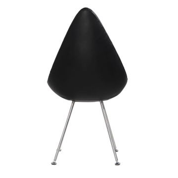 Arne Jacobsen drop leather dining chair