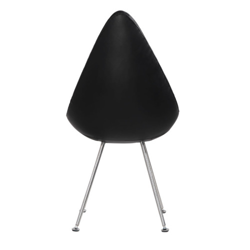 Arne Jacobsen Drop Silla de comedor de cuero