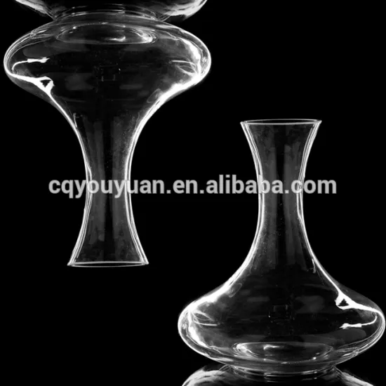 Unique Design 1800ML Glass Decanter Set Artificial Glass Decanter