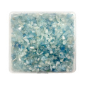 Chip Aquamarine Beads for Home Decoration & Decor Making Jewelry 100Gram Crushed Irregular Tumbled Stone Pieces Beads No hole