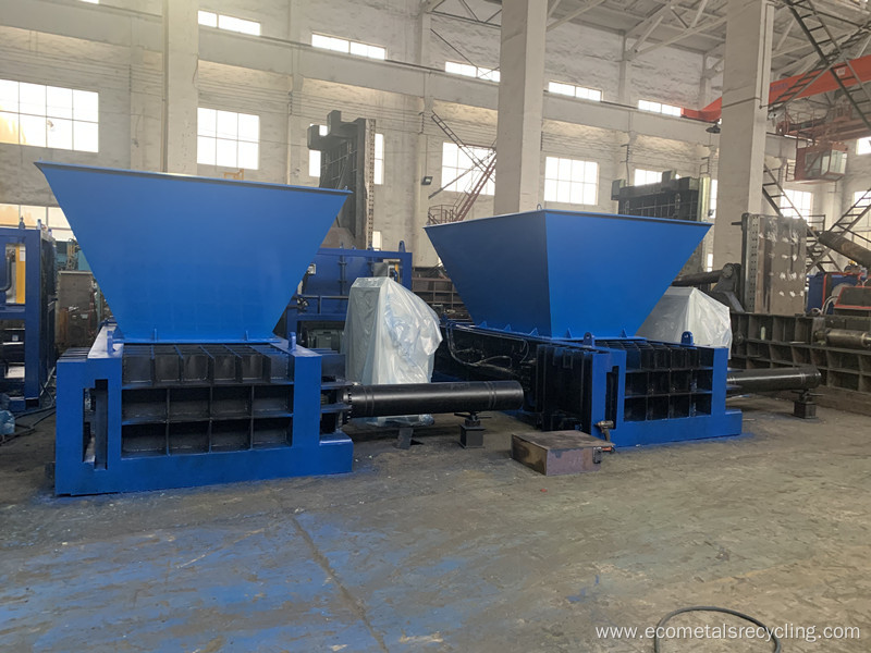 Hydraulic Horizontal Aluminum Cans Press Baler Machine