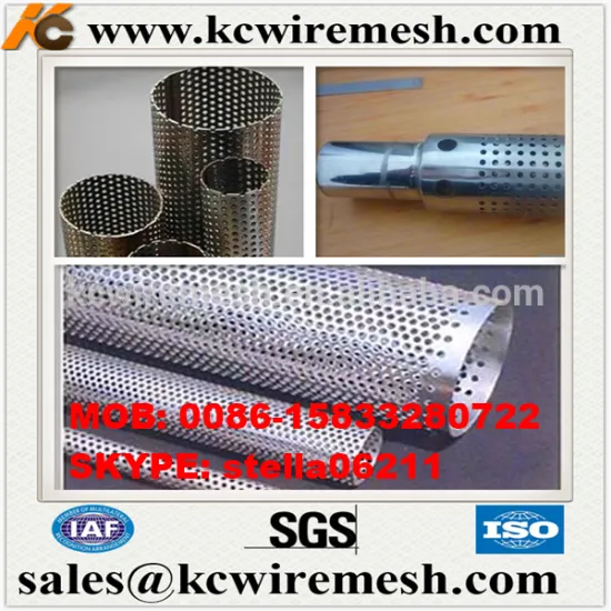 Manufacture !!!!!!!!! KANGCHEN China high quality aluminum perforated metal pipe
