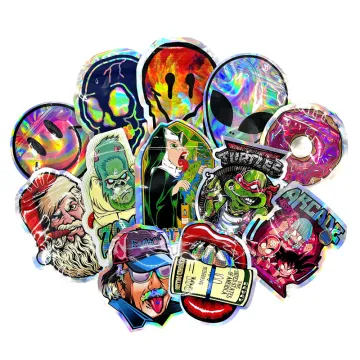 Custom Printed Logo Smell Proof Edible Die Cut 3.5g Mylar Bags