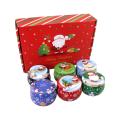 Christmas Vanilla Apple Fragrant Strong Scented Tin Candles