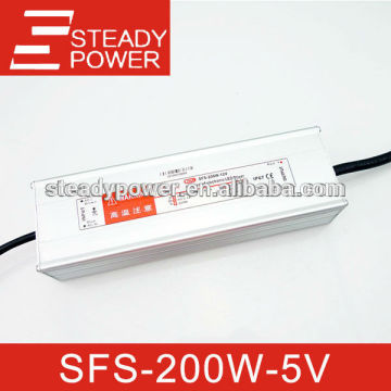 SFS-200W 5V 12V 24V 48V DC 200watt led driver waterproof power supply
