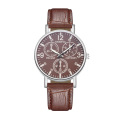 Herren Armbanduhr Vintage PU Lederband Quarz Uhren