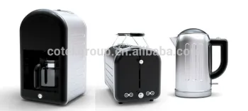 2015 Newest Hot Sale high quality high end Breakfast set Retro Design Drip coffee maker/ electric kettle/stainless steel toaster