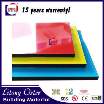 6mm ,2mm Aluminum composite material boards for project facades