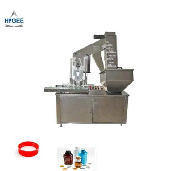 Automatic Lid Liner Wadding Gasket Inserting Machine for Plastic Bottles - Double Head Foam Foil Milk Packaging