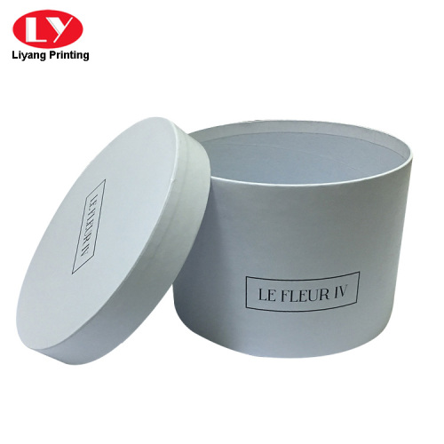 Vlastní logo Ribbon Round Shape Flower Box