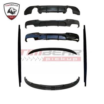 MP STYLE ABS PLASTIC BODY KIT FRONT LIP GRILLE SIDE SKIRT FOR BMW 3 SERIES E90 LCI