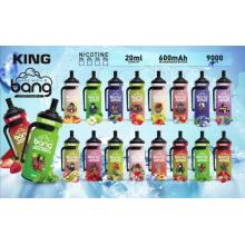 Auténtico Bang King 9000 bocanadas de vape desechable e-cig