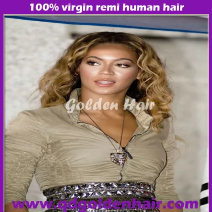 100% High Quality Human Hair Virgin Lace China Hand Making Wig Kate Perry Wig