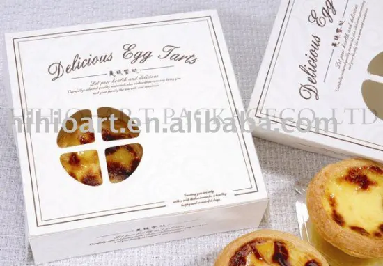 Egg Tart Packaging Box