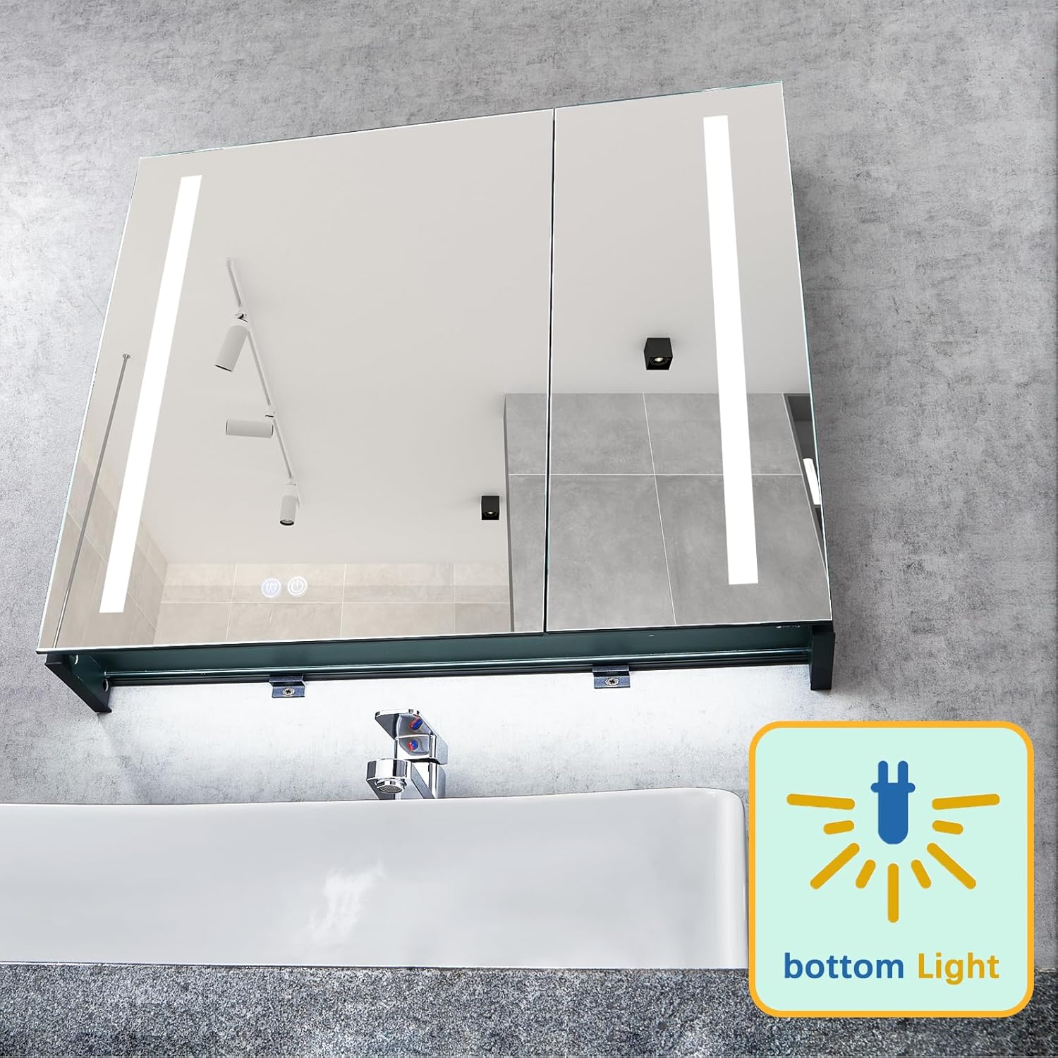 Aluminum Mirror Cabinets