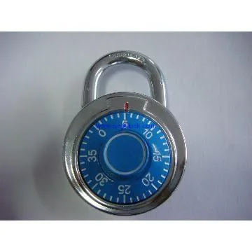 Round shape dial combination padlock