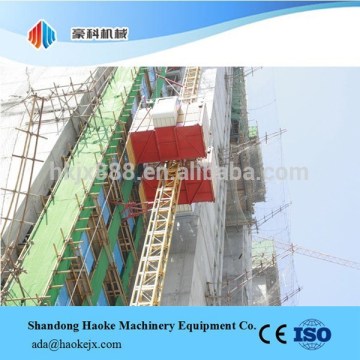 Elevator with Rack and Mast Section for Building/Tower/Bridge/Chimney