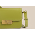 High-Quality Leather Mini Square Bag for Women