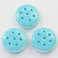 Flatback Mini Sandwich Kekse Dessert Form Harz Cabochon 100pcs / bag DIY Artikel Weihnachtsfeier Ornamente Nette Charms