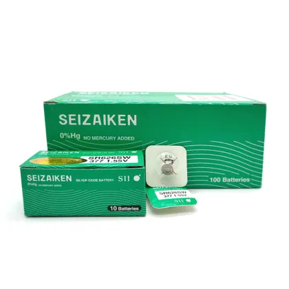 1.55V SR626SW Silver Oxide Button Cell Battery for Seiko Watches