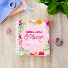 PLÁSTICA Spiral Linding My Anual Goal Planner Book