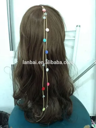 Hair Decoration color daisy Suede Fabric hair tie band