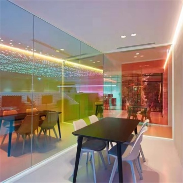 Gradient Color Stained Glass for Doors and Windows