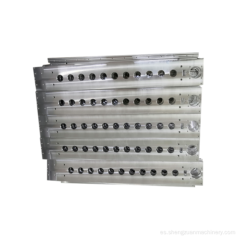 Piezas de maquinaria anodizada de color de mecanizado fresado de aluminio CNC