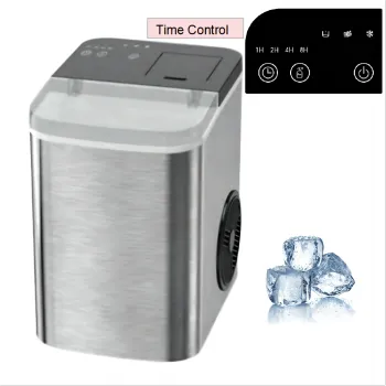 Freestanding Stainless Steel Mini Portable Nugget Ice Maker