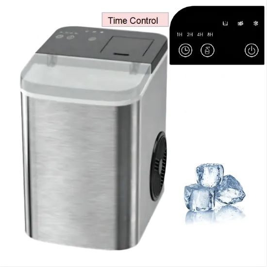 Freestanding Stainless Steel Mini Portable Nugget Ice Maker