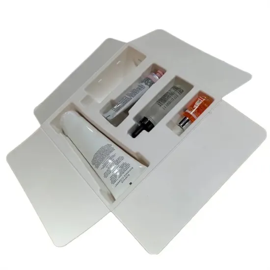 Pulp Moulding Cosmetics Luxury Skincare Packaging Box Tray