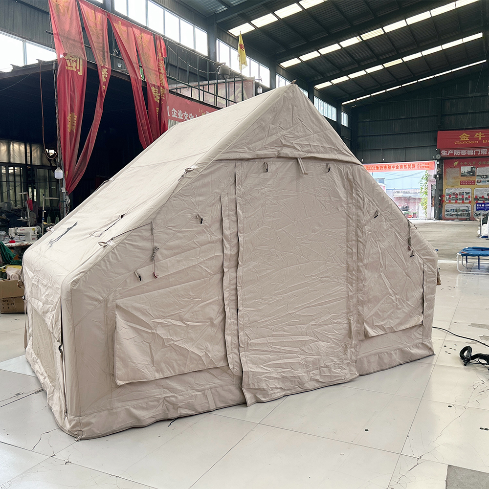 Canvas outdoor disaster relief tent