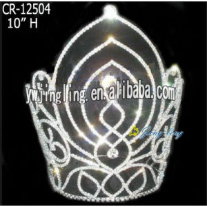 Miss World Crown Clear Rhinestone Pageant Tiara