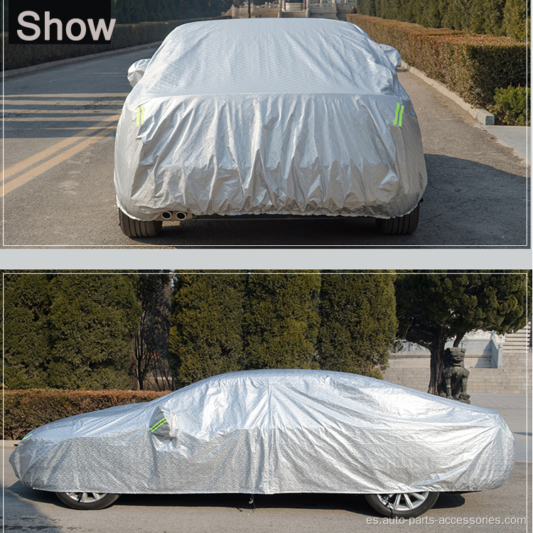 Cubierta de automóvil de sombra de aluminio anti-scratch de aluminio