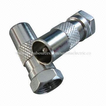F male to PAL male connectors, OEM/ODM orders are welcome