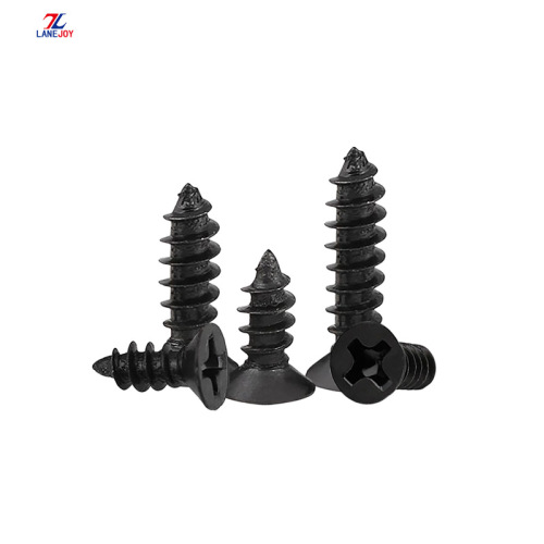 truss head tapping screw M1.2 M1.4 M1.7 Black Countersunk Head Self-tapping Screws Manufactory