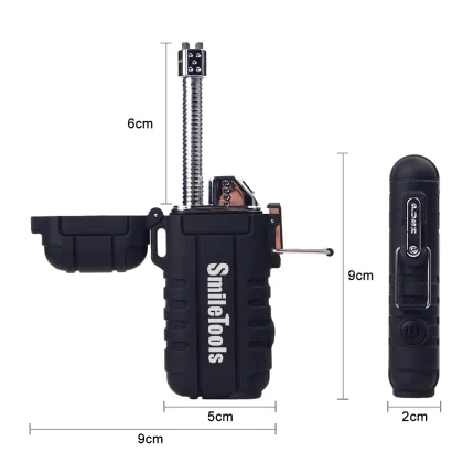 New Rechargeable Flameless Plasma Lighters for Camping, Hiking, Survival, Tactical