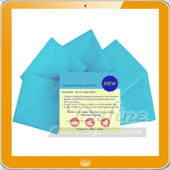 Fluorescent Cover Blue Light Filter for Office School Classroom