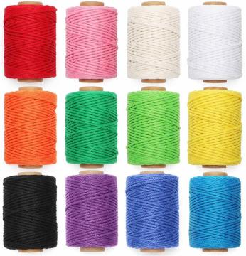 Colorful Macrame Cord String cotton twine DIY Crafts