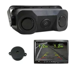 2 in 1 video parking sensor with 2 sensors and 1 camera