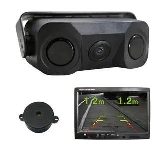 2 in 1 video parking sensor with 2 sensors and 1 camera