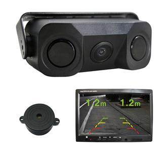 2 in 1 video parking sensor with 2 sensors and 1 camera