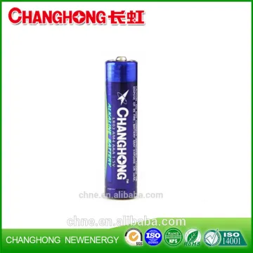 Changhong 1.5v aaa am4 lr03 alkaline battery use for Remote Control