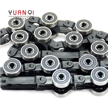KONE Black Handrail Rotary Chain for Escalator (17 Section, 22 Section, 608RS Bearing)