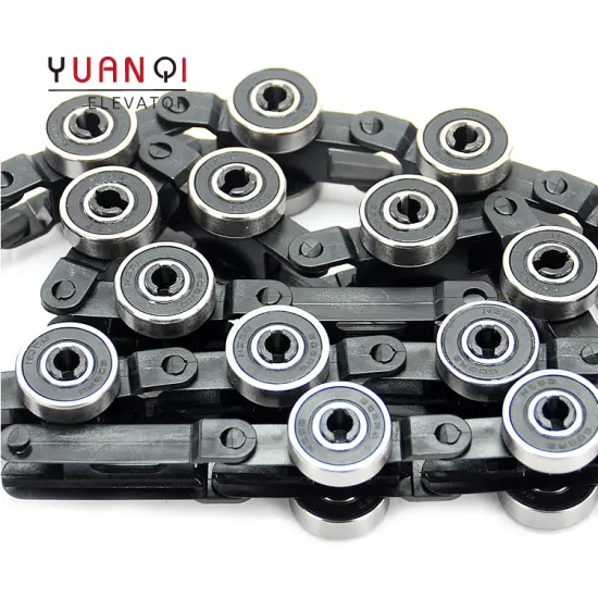KONE Black Handrail Rotary Chain for Escalator (17 Section, 22 Section, 608RS Bearing)